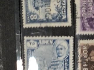 Colección sellos colonias británicas centenarios.