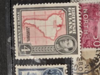 Colección sellos colonias británicas centenarios.