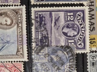 Colección sellos colonias británicas centenarios.