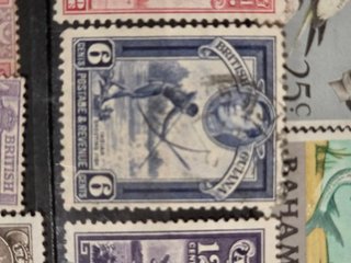 Colección sellos colonias británicas centenarios.