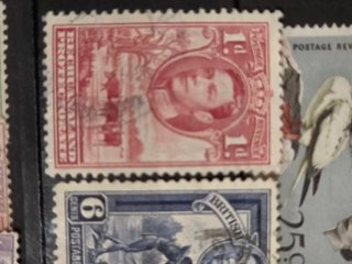 Colección sellos colonias británicas centenarios.