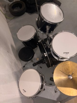 Batería Acústica Negra
