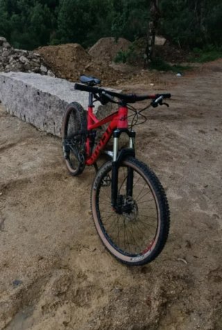 Bicicleta Montaña Roja