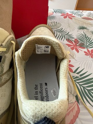Zapatillas New Balance Trail Hierro Beige/Amarillo