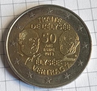 Monedas Conmemorativas 2 Euro Alemania y Francia