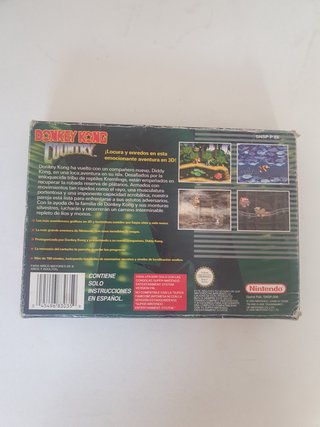 DONKEY KONG COUNTRY SNES COMPLETO ORIGINAL ESPAÑOL