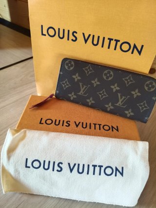 Cartera Louis Vuitton Marrón y Rosa