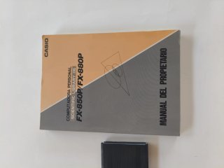 Casio FX-880P Calculadora + tapa + Manual