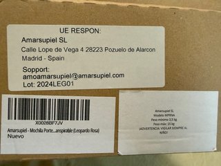 Mochila Portabebés Amarsupiel Wild Recién Nacido