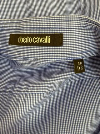 Roberto Cavalli Camicia Uomo Taglia 40 \ L quadri