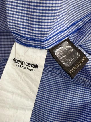 Roberto Cavalli Camicia Uomo Taglia 40 \ L quadri
