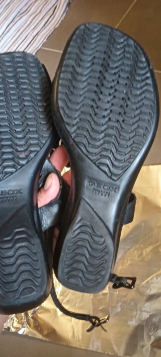 Sandalias Geox Negras Mujer