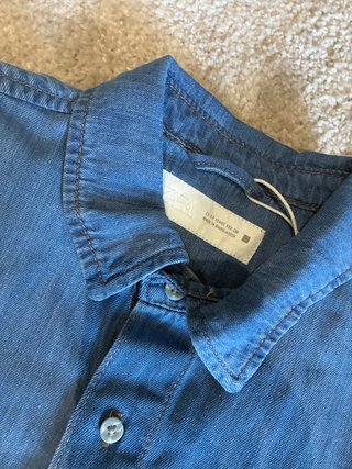 Camisa vaquera azul