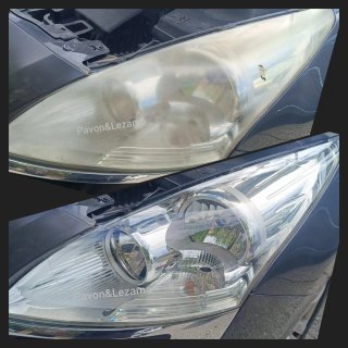 Pulido de faros con aplicación de laca a domicilio