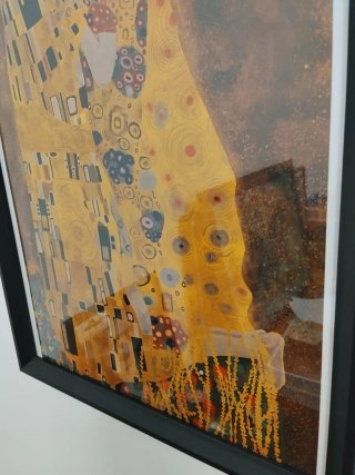 Denji y Reze Klimt El Beso 30x40ñ