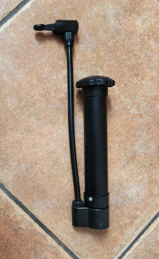 Hinchador inflador de aire manual portatil