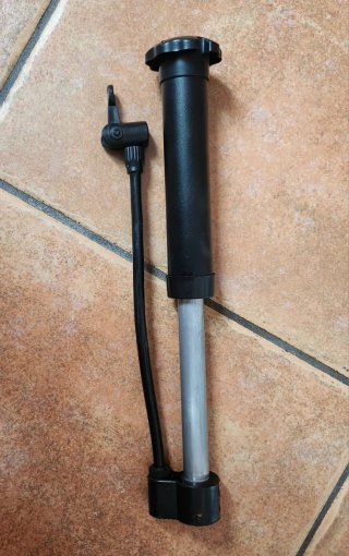 Hinchador inflador de aire manual portatil