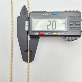 Cadena de oro de 18k. Bilbao. 4.65 gr. 51cm