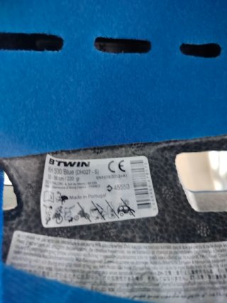 Casco Bici Bambini B'TWIN KH 500 Blu