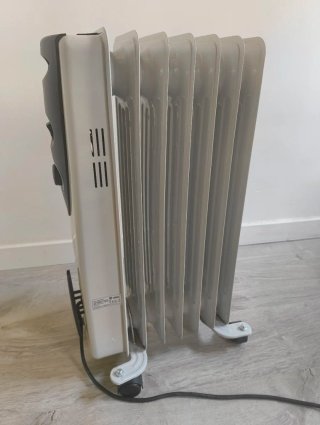Calentador eléctrico GSC beige/gris