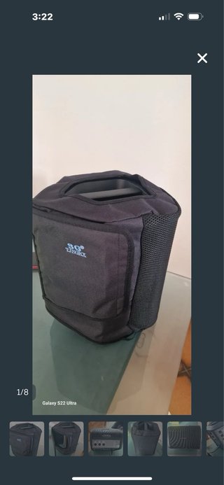 Altavoz negro bose s1 pro como nuevo no envio