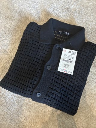 Camisa de punto calado Zara