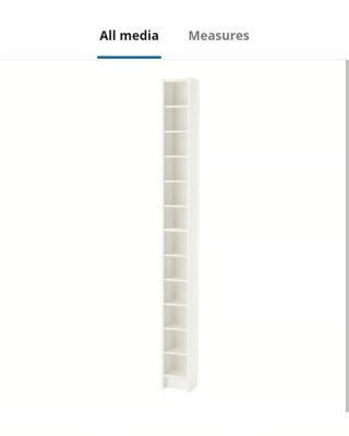 4 estantería CD Blanca en venta