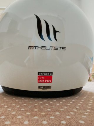 Casco Moto MT Helmets Blanco