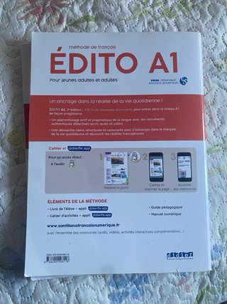 Cahier d'activités Édito (A1) 2 Edición