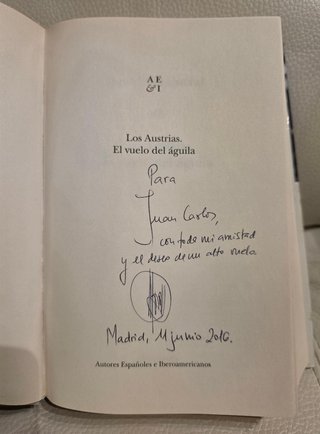 Los Austrias: El vuelo del Águila - Libro Firmado