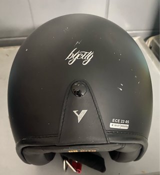 Casco Moto Custom Negro
