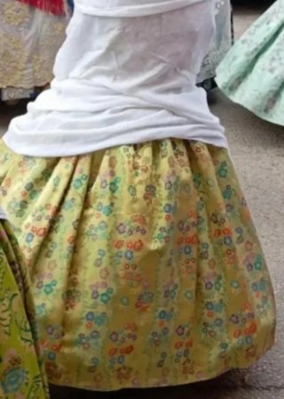Vestido de fallera para niña