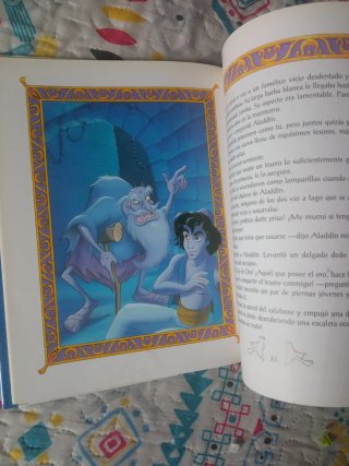 Libro infantil Aladdin tapa dura