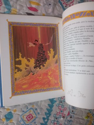 Libro infantil Aladdin tapa dura