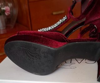 Zapatos de terciopelo