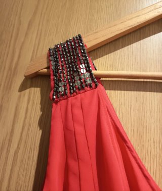 Vestido Zara Rojo Talla XS Coral