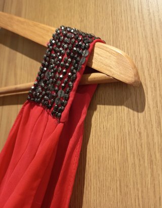 Vestido Zara Rojo Talla XS Coral