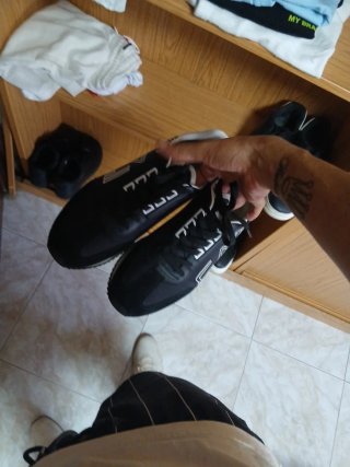 Botines Emporio Armani Negros y Blancos