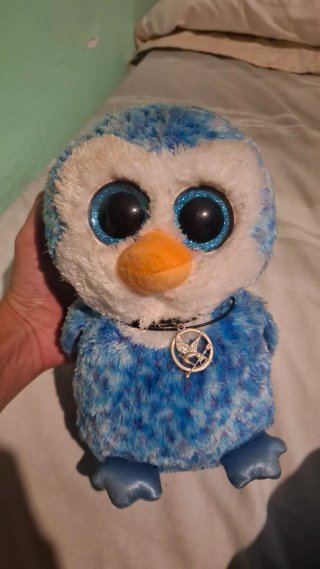 Peluche Pingüino Beanie Boo Grande