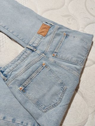 Vaqueros Zara Mujer Azul Talla 36