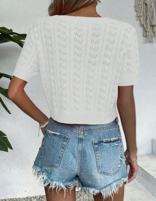 Cárdigan/chaqueta punto blanco T.M