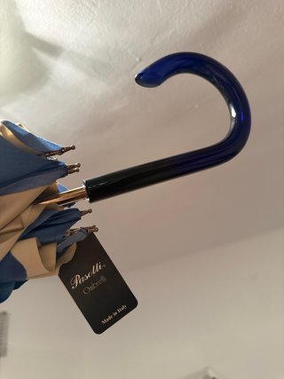 Paraguas Pasotti Dalia Azul Doble Tela