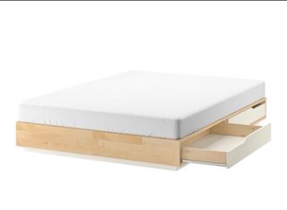 Base canapé y cabecero madera