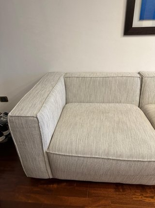 Divano componibile Maison du Monde beige/grigio