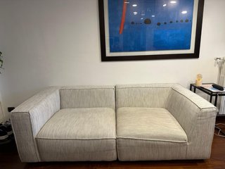 Divano componibile Maison du Monde beige/grigio
