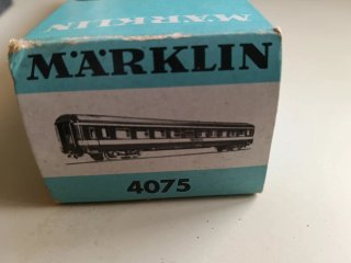 Vagón Marklin 4520 H0 VTG Bayer DB Vintage Caja