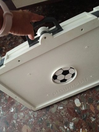 Futbolín plegable Playmobil