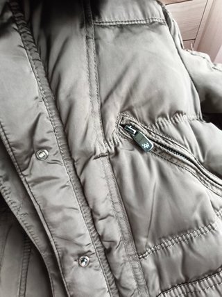 Plumífero Zara Mujer Talla M (40) Marrón