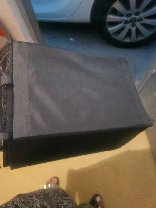 Funda de zapatos de malla negra