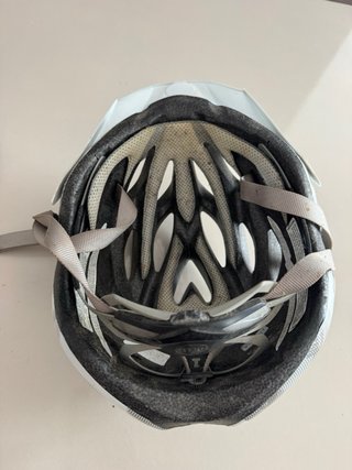 Casco Bell Blanco con Diseño Gris